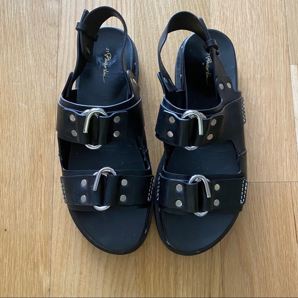 3.1 PHILLIP LIM ALIX PAPER CLIP SANDAL